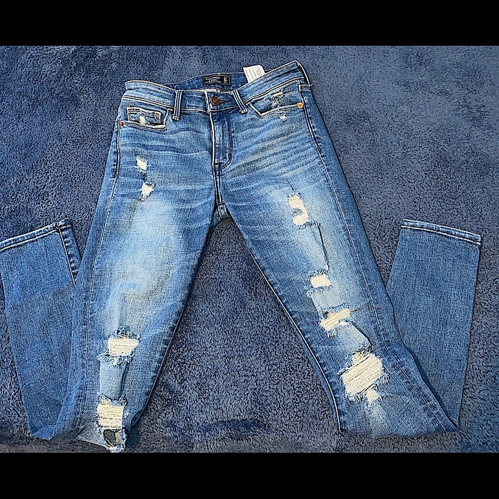 Ripped jeans  from Abercrombie & Fitch !.